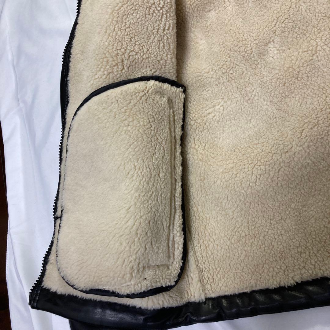 【美品】ZARA B-3 フェイクムートンジャケット フライトジャケット M相当