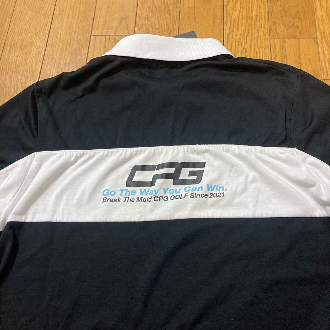 ★CPG★ポロシャツ 黒/白　サイズ3 ゴルフ　新品タグ付き