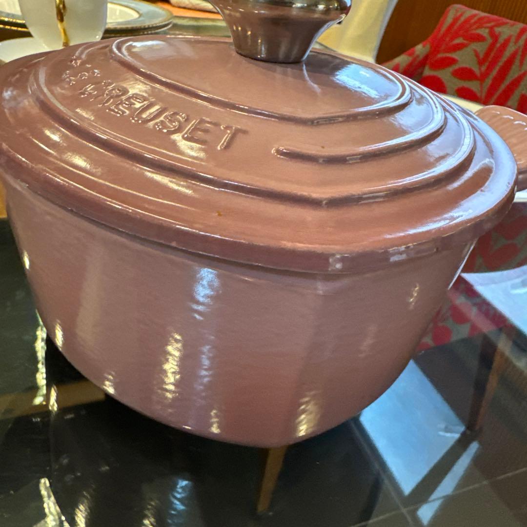 LE CREUSET ハート型鍋 ピンク 約22cm