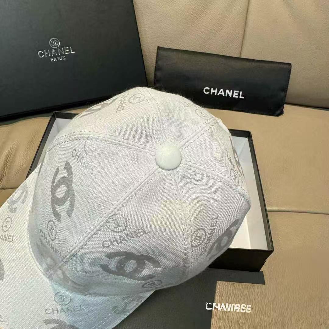 CHANEL ホワイトシャネル キャップ 帽子