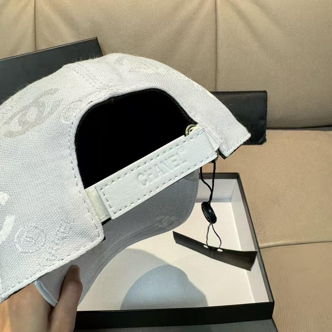 CHANEL ホワイトシャネル キャップ 帽子