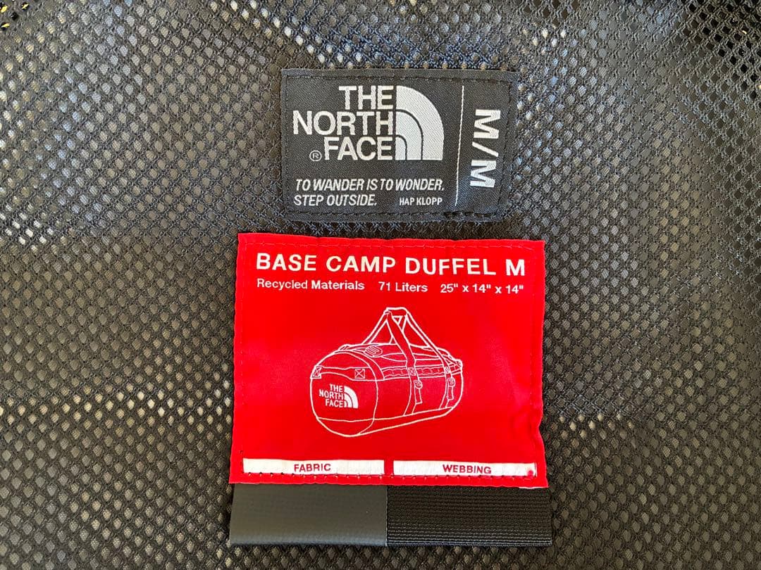 ノースフェイス ダッフルバッグ BCダッフル M ブラック【NM82367】