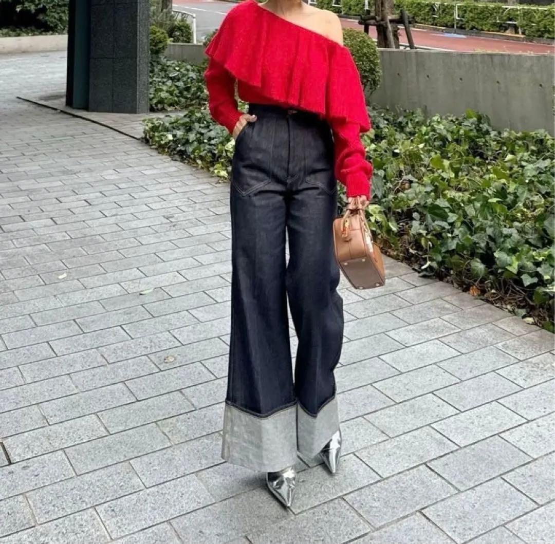 シーニュ cygne ロールアップデニム　Laetitia