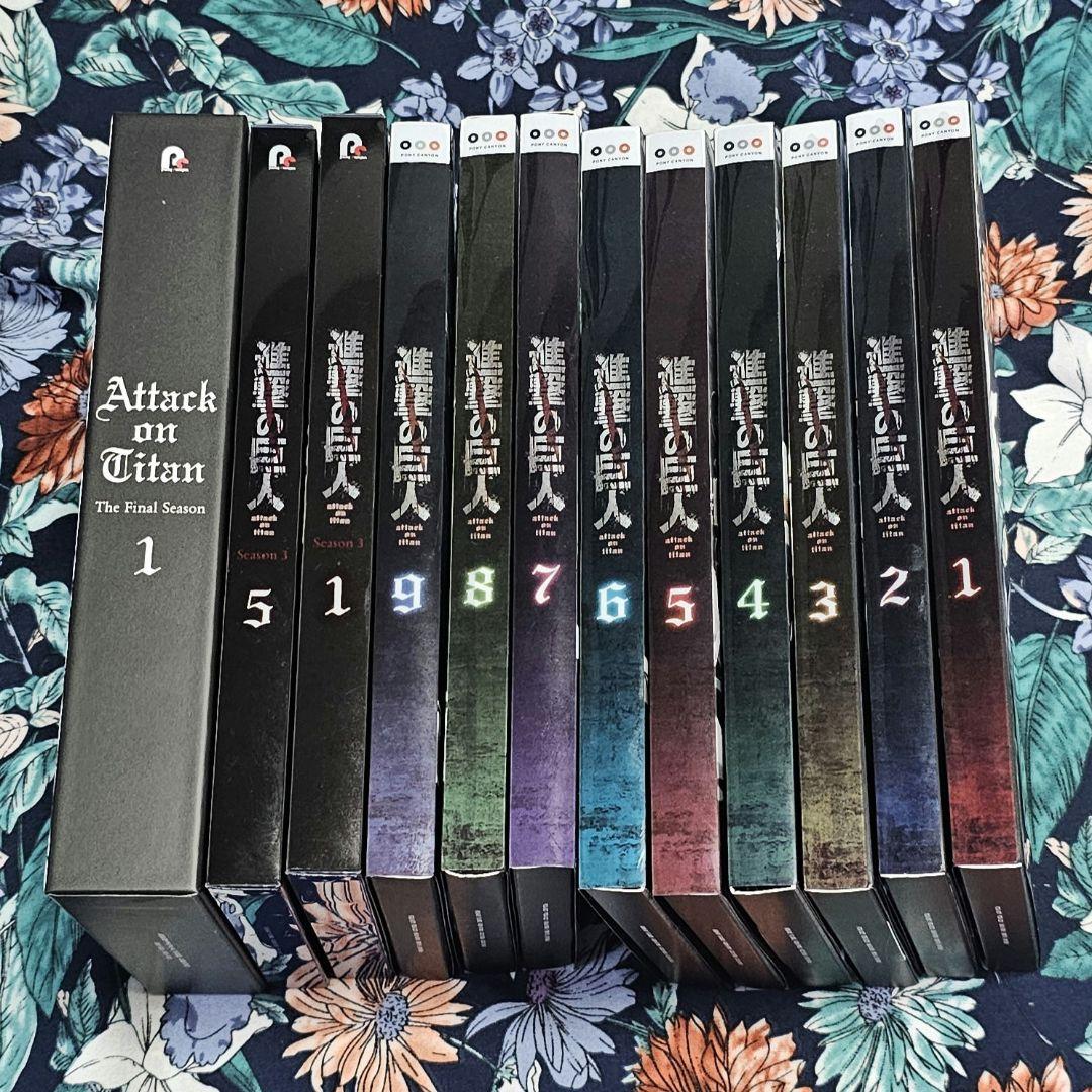進撃の巨人 DVD CD ブルーレイ 諫山創 サイン色紙 セット