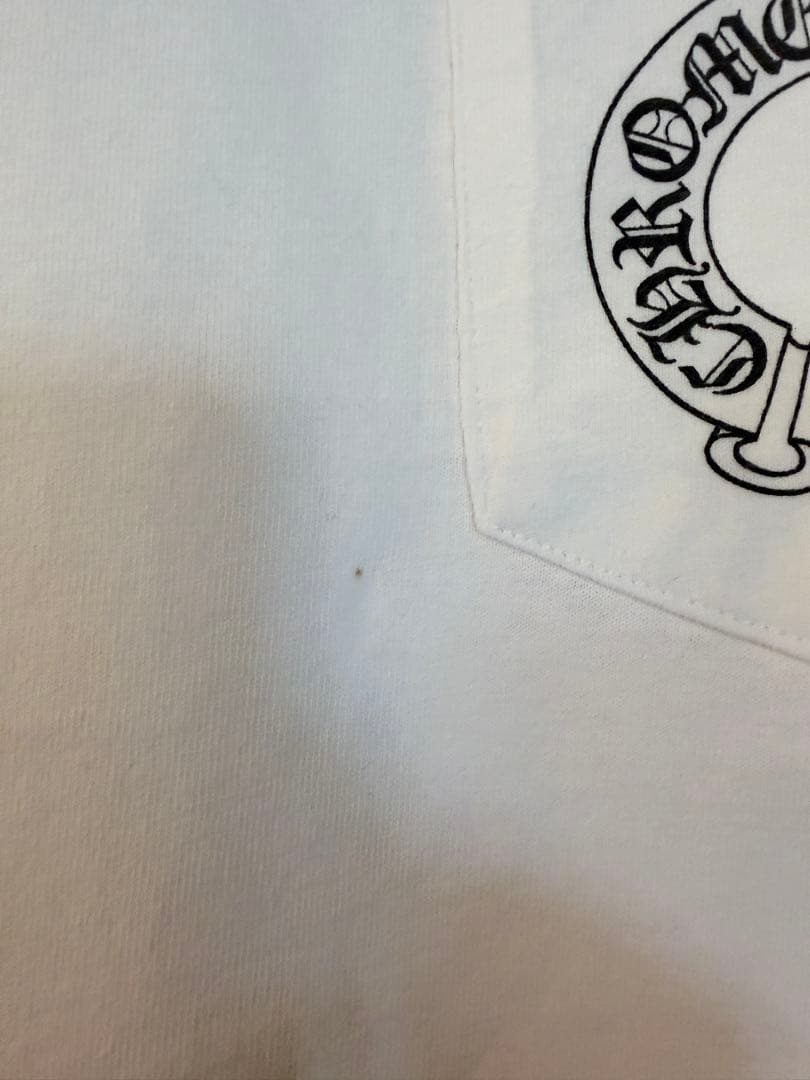 Chrome Hearts 半袖　ホースシューポケット　Tシャツ　ホワイト