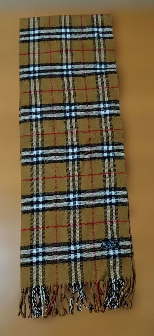 タ*︎様 【美品】✨✨Burberry ノバチェック柄マフラーララムウール100