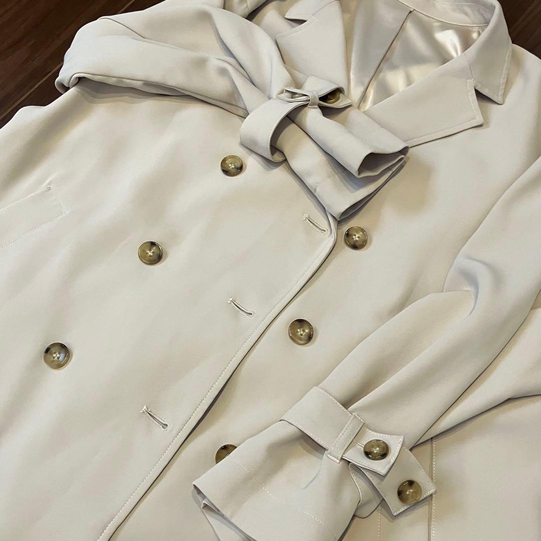 【美品】コヒナ cohina ベーシックとろみトレンチコート