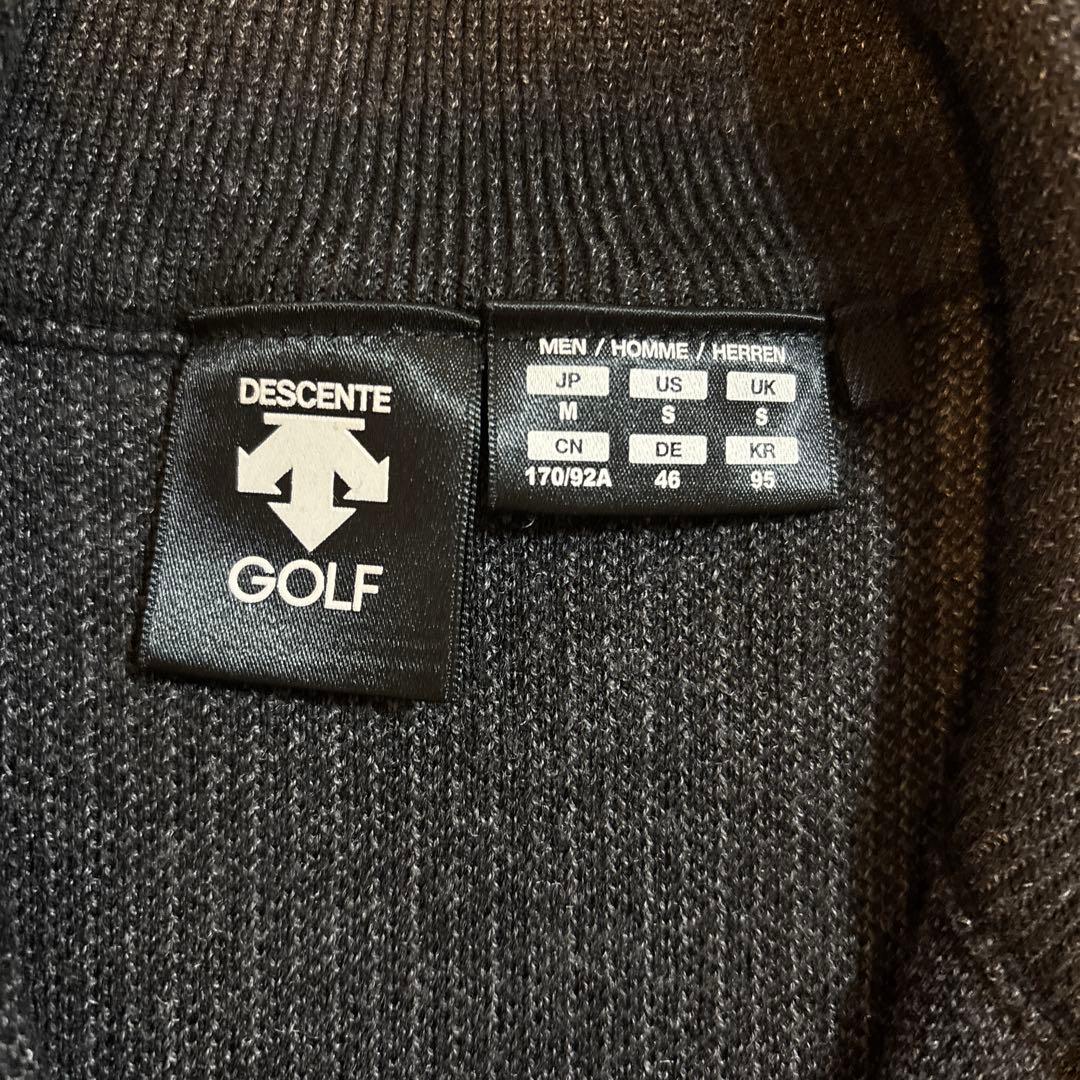 DESCENTE GOLF メンズ M ダークグレー セーター