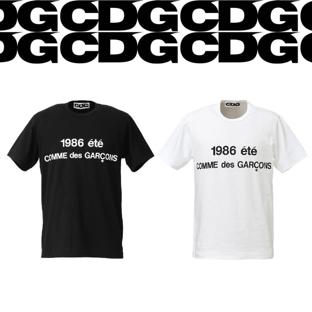 COMME des GARÇONS 1986 été T-SHIRT 黒 L