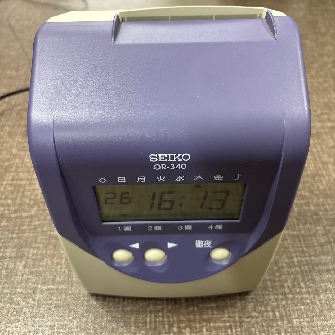 SEIKO タイムレコーダー QR-340 セイコー タイムカード