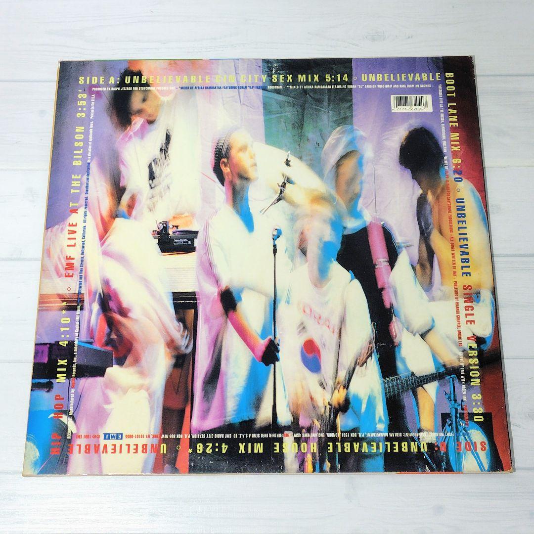 EMF / BELIEVABLE 12インチレコード 希少盤 入手困難 美盤