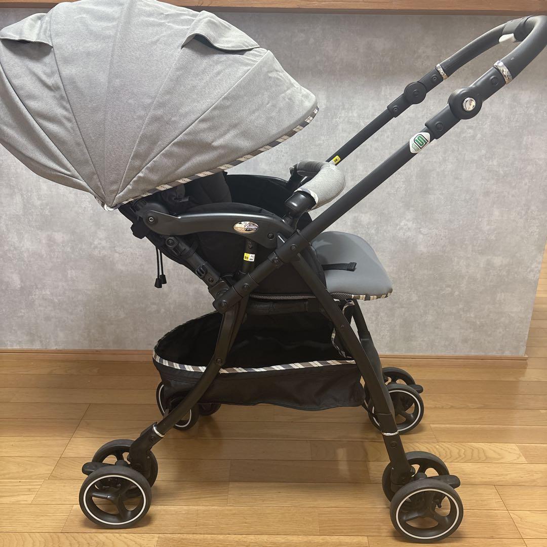 Aprica アップリカ ラクーナエアーコンパクト 限定モデル グレー 軽量