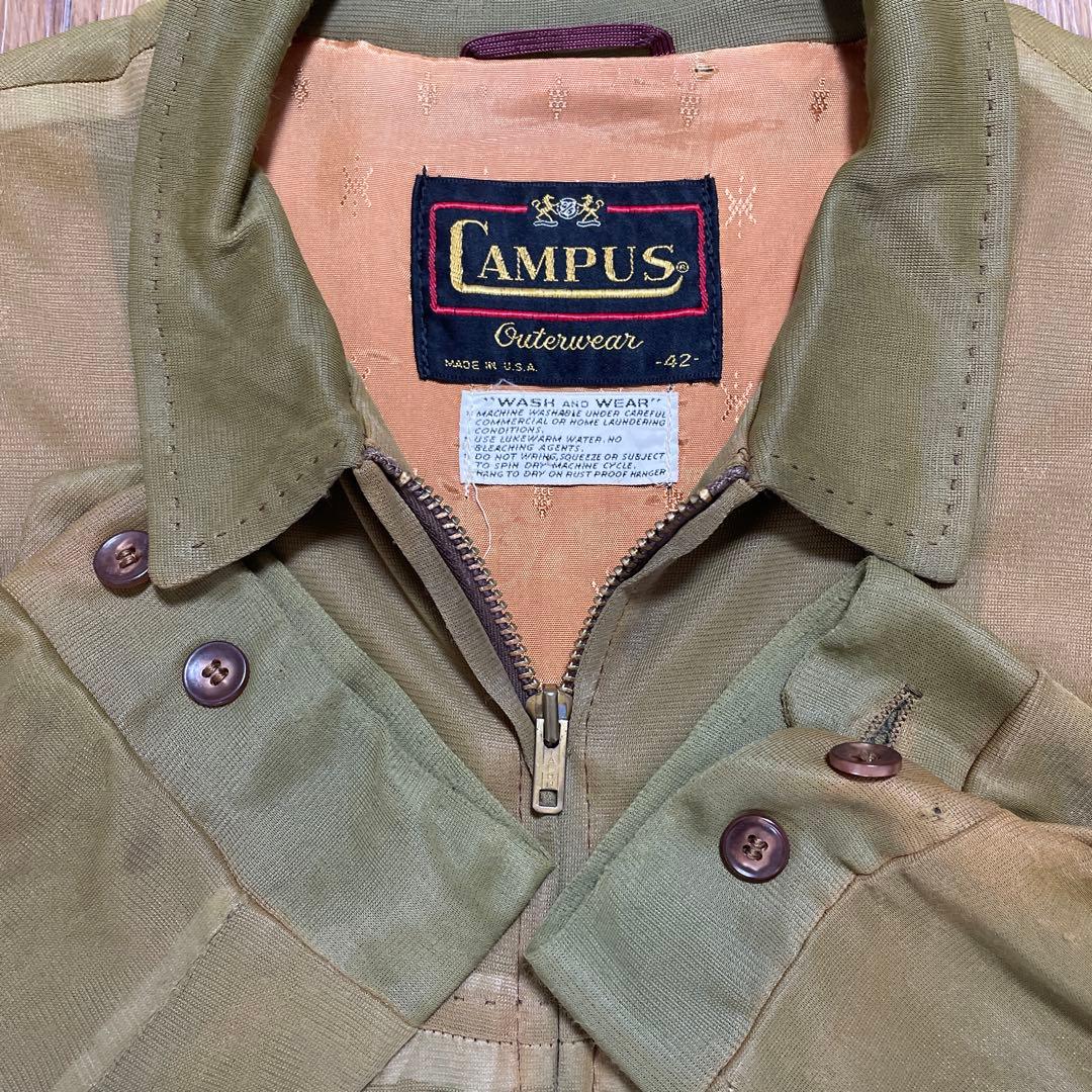 50s 60s CAMPUS ギャバジン　ギャバジャン　USA製　レーヨン