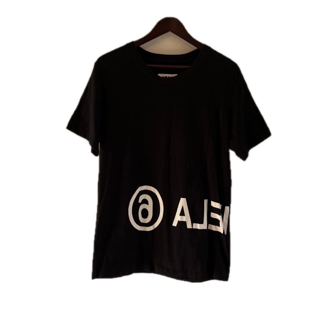 エムエムシックス MM6 カットソー リバースロゴ コットン Tシャツ