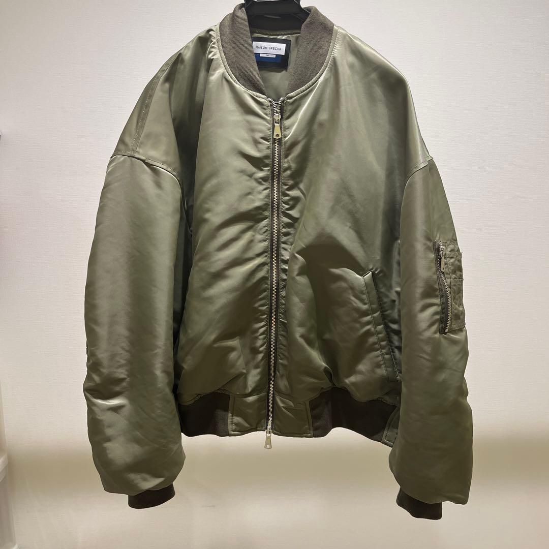 美品　Prime-Over Nylon MA-1 Bomber Jacket