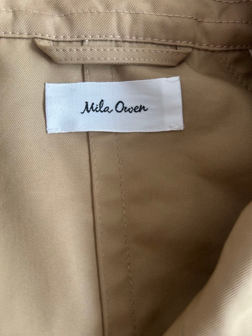 Mila Owen ショートトレンチコート　キャメル
