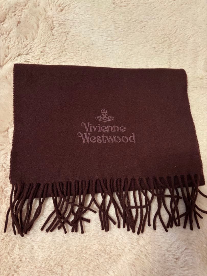 よしたろうVivienne Westwood ボルドー　マフラー