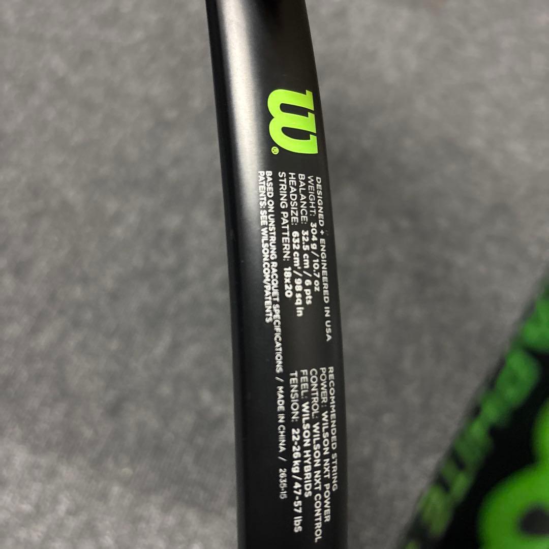 ラケット(硬式用) Wilson BLADE98 Braided Graphite + basalt