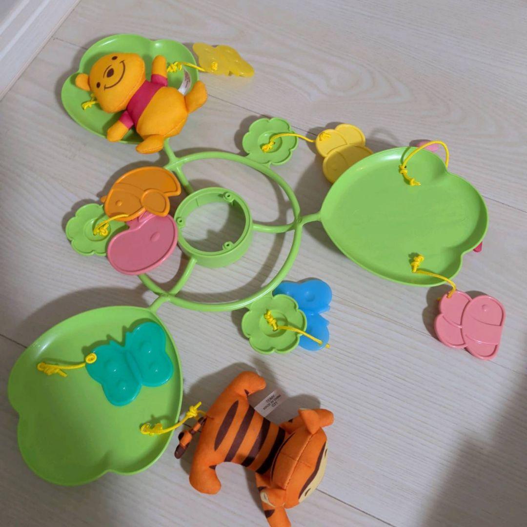 【美品】ベビージム プーさん6WAYジムにへんしんメリー