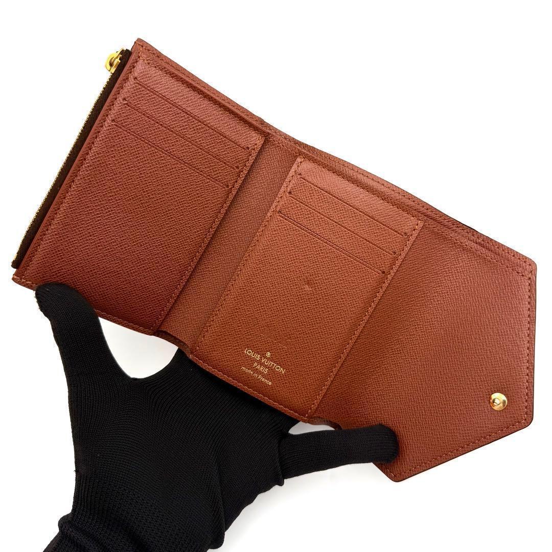 【極美品】ルイヴィトン モノグラム ヴィクトリーヌ 三つ折り財布 M62472