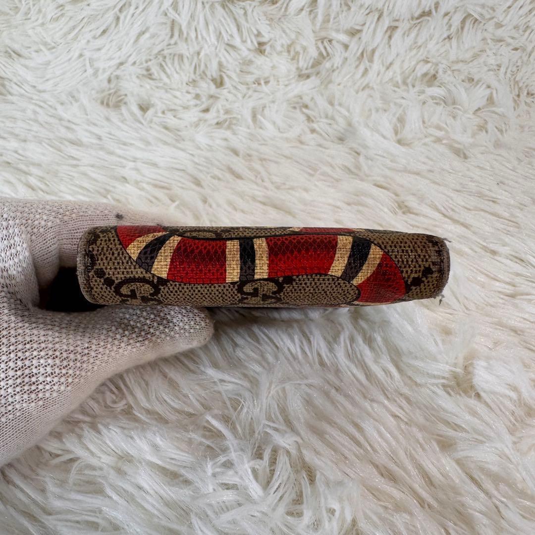 GUCCI グッチ PVC GGスプリーム キングスネーク レザー ベージュ