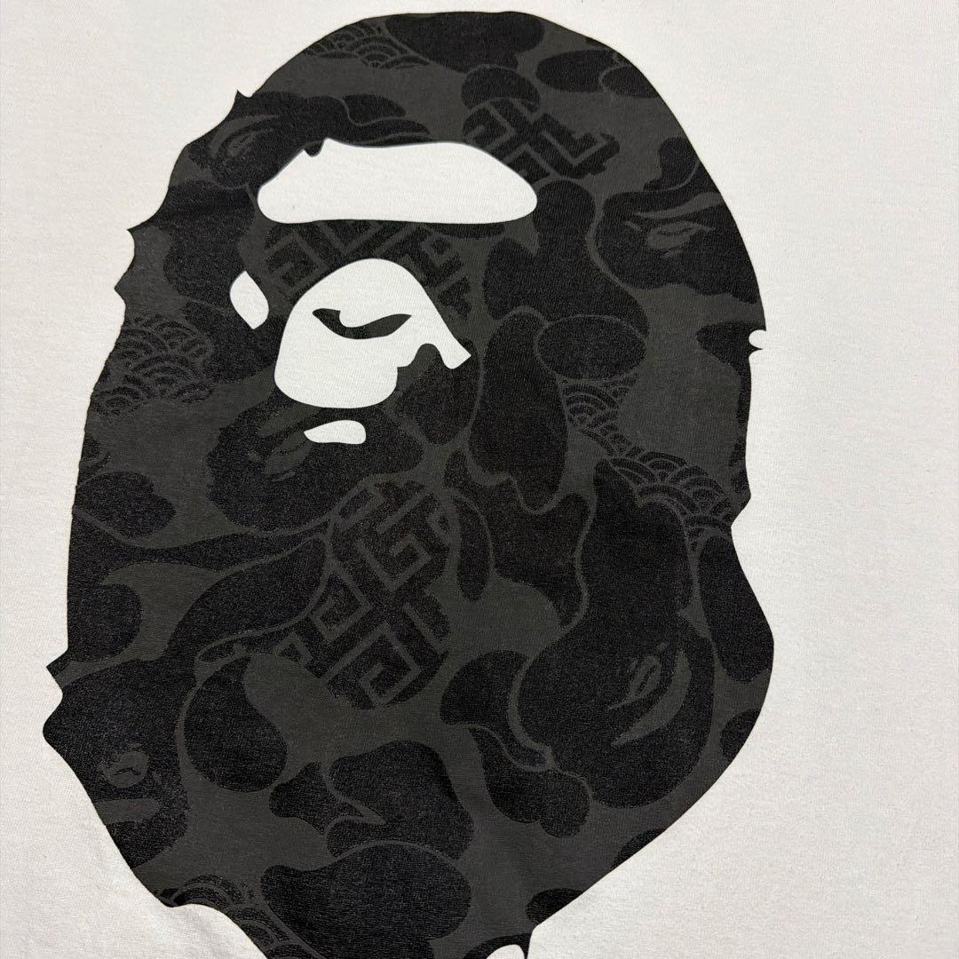 A BATHING APE BAPE RISING tシャツ HEAD CAMO