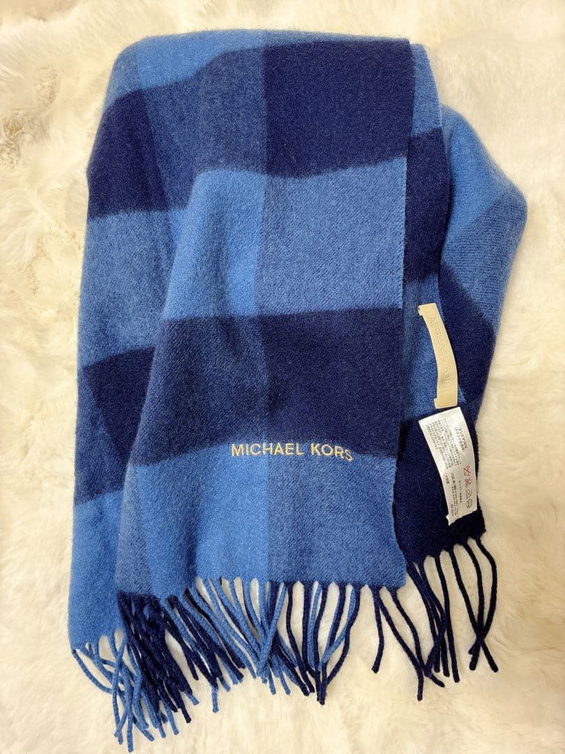 【美品】MICHEAL KORS マフラー ストール カシミヤ100%