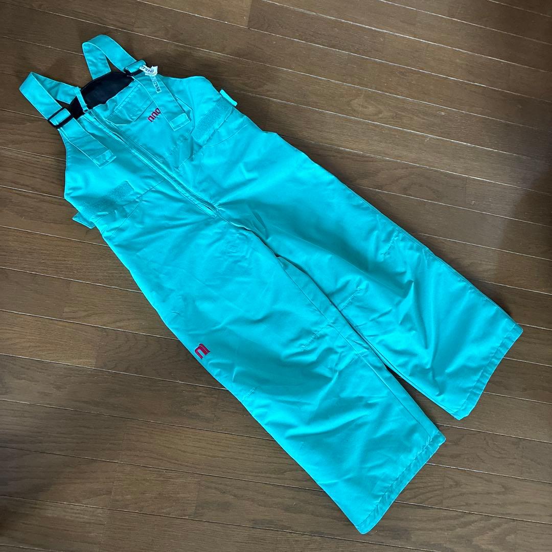 スキーウェア 130cm 撥水加工済 nnoum ノアム ビブパンツ サロペット