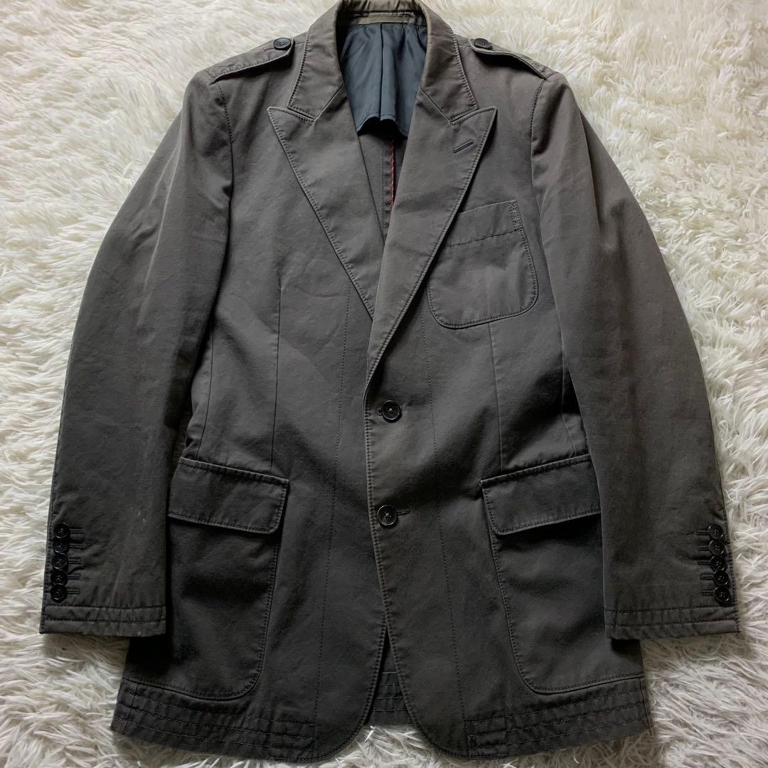 美品■GUCCI テーラードジャケット シェリーライン 46