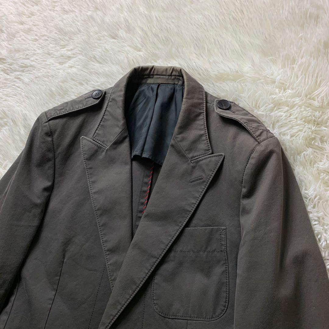 美品■GUCCI テーラードジャケット シェリーライン 46