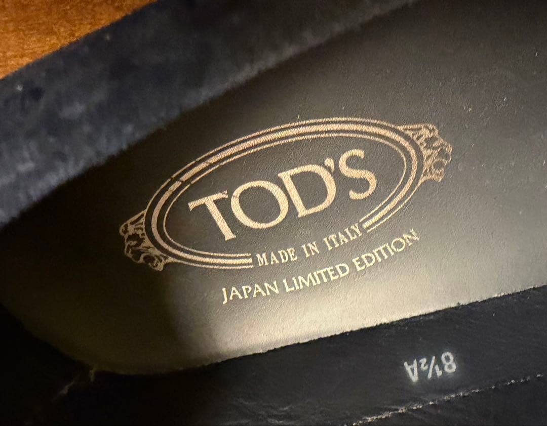 【美品】TOD’S トッズ 日本限定モデル スエードモカシン size 8.5