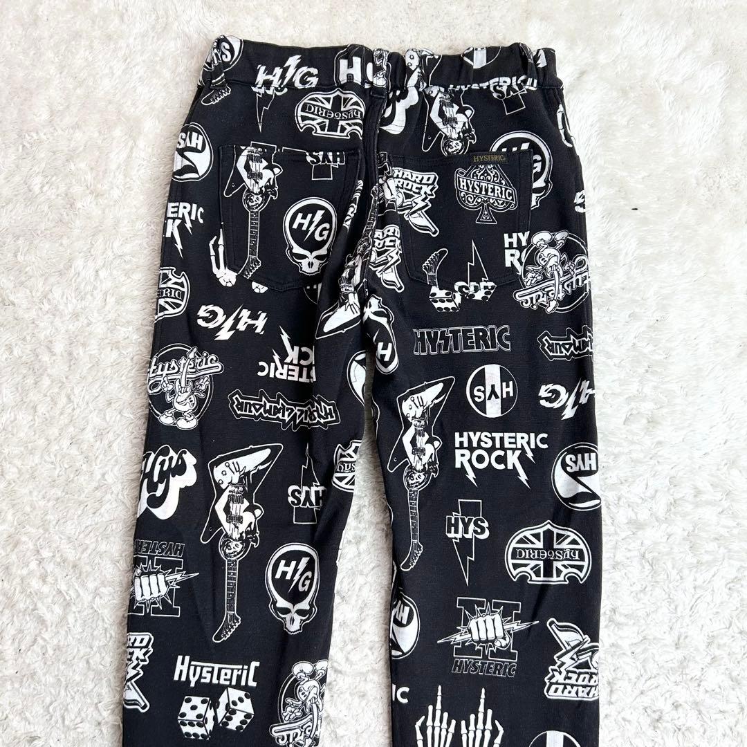 ヒステリックグラマーREBEL ROCK柄リバーシブルスウェットパンツ　2way