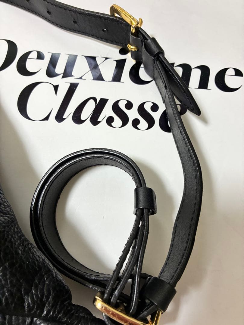 ⭐︎極美品　希少の黒❗️ Deuxieme Classe ウエストポーチ