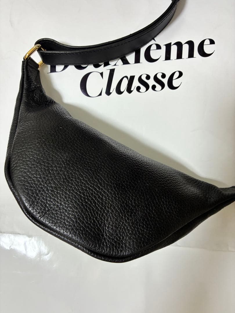 ⭐︎極美品　希少の黒❗️ Deuxieme Classe ウエストポーチ
