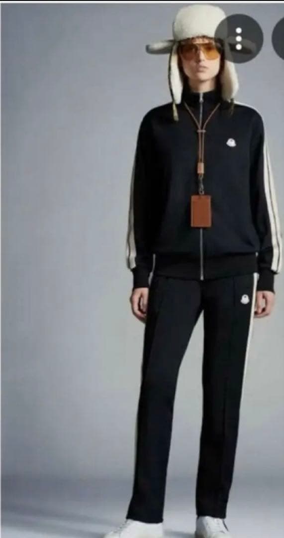 MONCLERジーニアス ブラック トラックジャケット パンツセットS