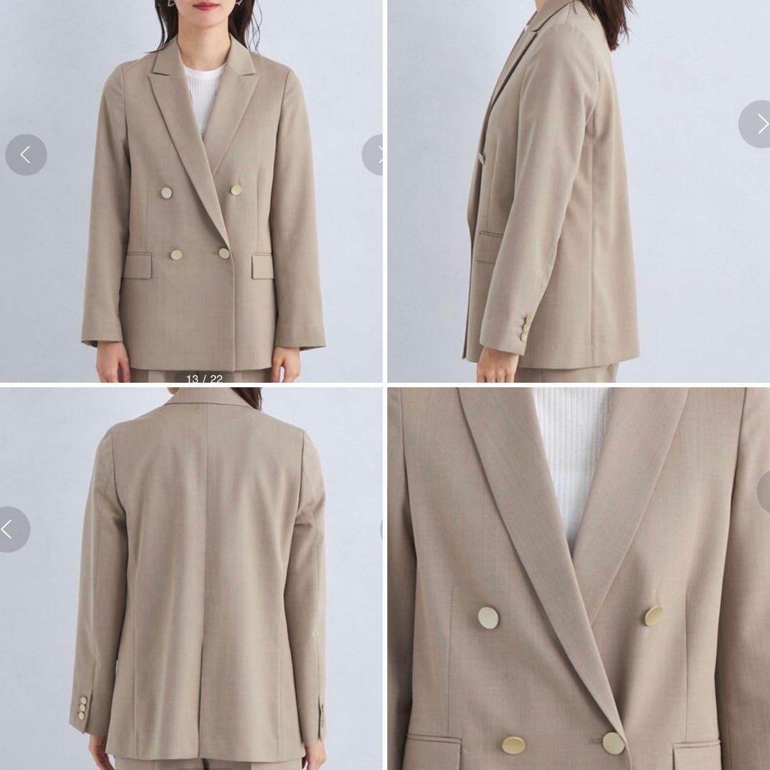 【美品】green label relaxing ダブルジャケット 36