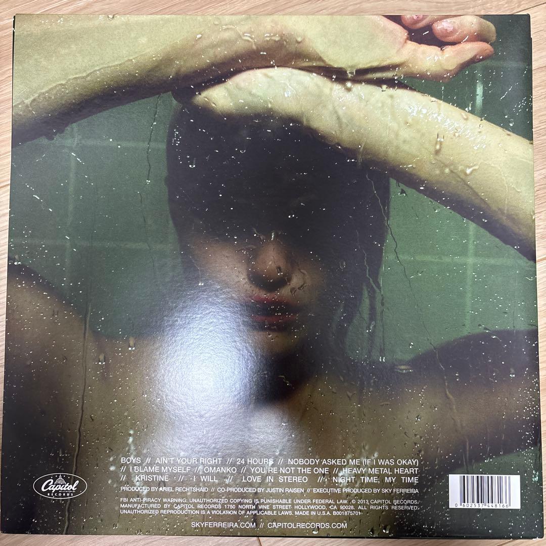 Sky Ferreira Night Time, My Time lp 黒盤レア