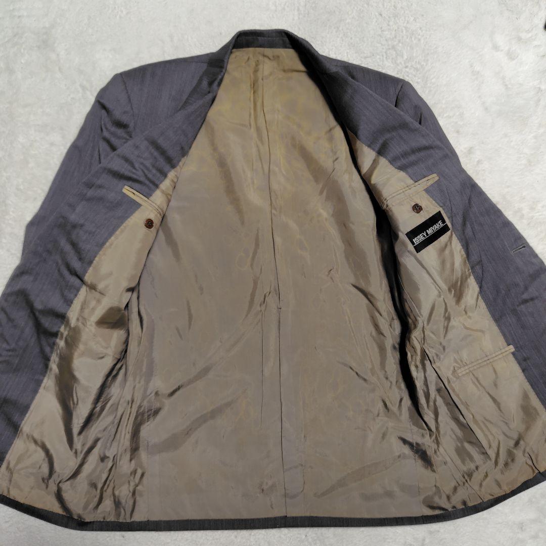 ISSEI MIYAKE イッセイミヤケ 縮絨 テーラードジャケット サイズ50