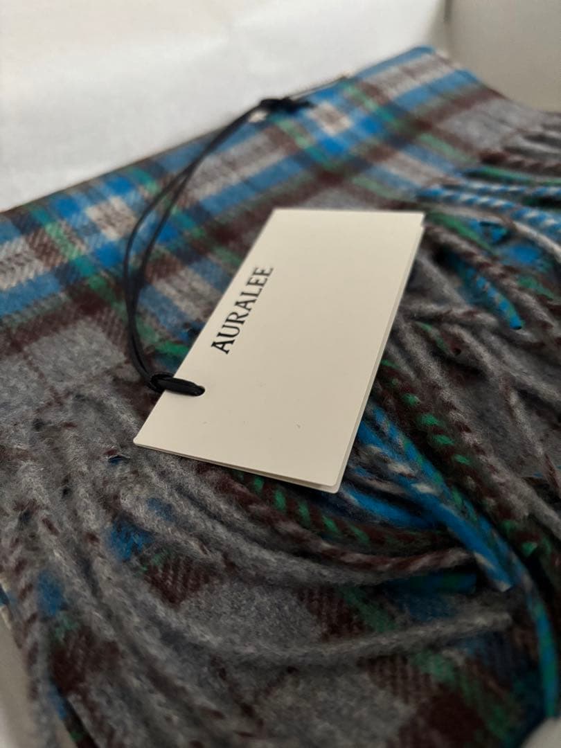 小物 AURALEE CASHMERE CHECK STOLE