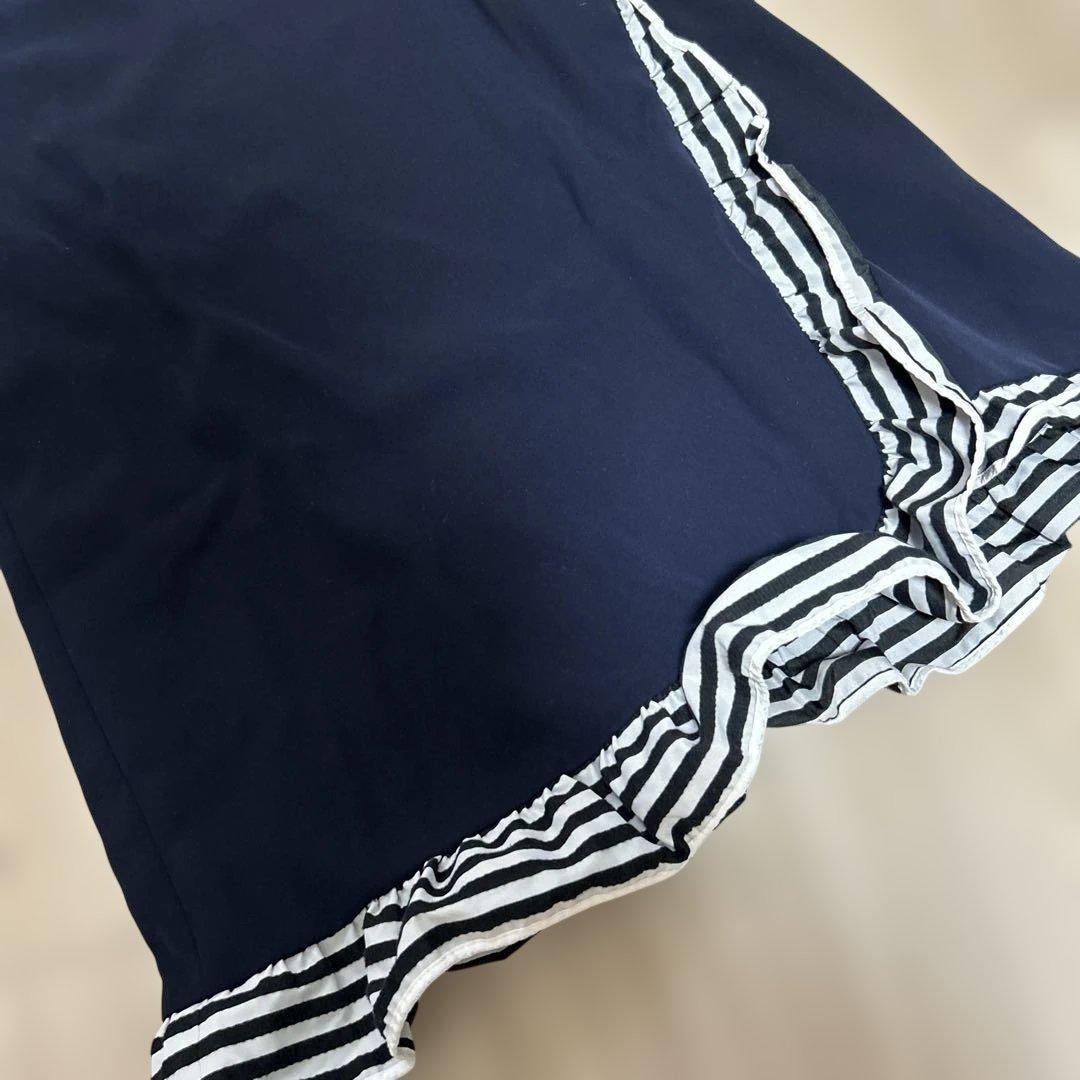最終価格♡ボーダーズアットバルコニー　ボーダーフリル ワンピース