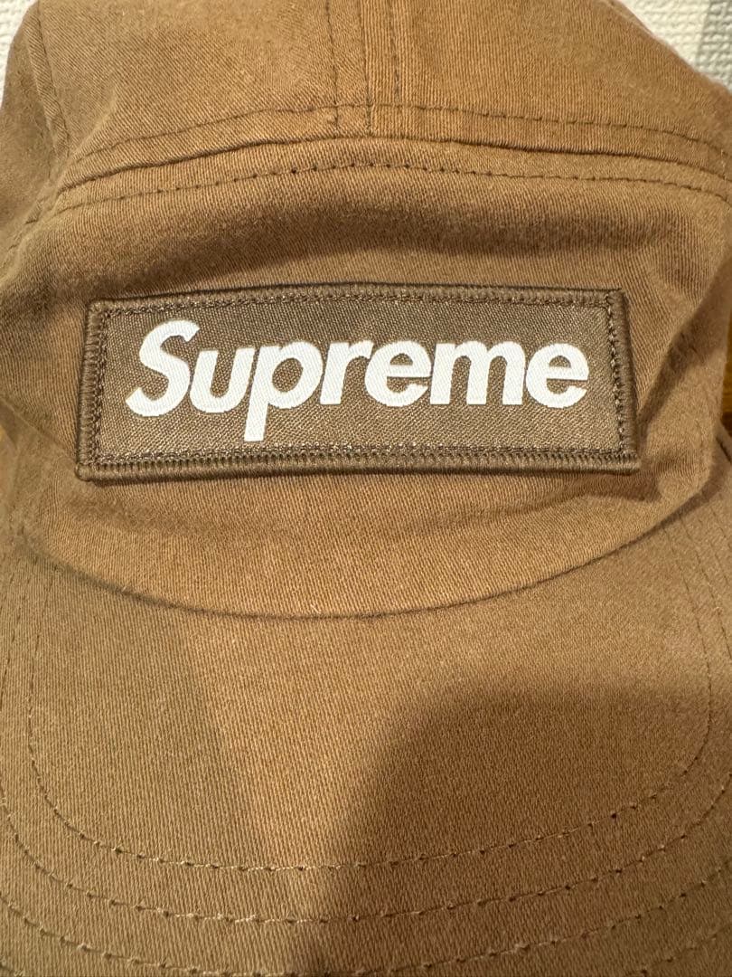 Supreme キャンプキャップ　ブラウン