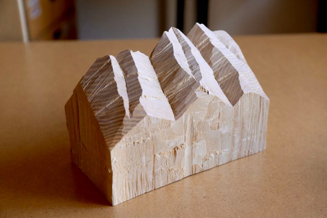 高野夕輝 日高山脈 彫刻 木彫 オブジェ 作家