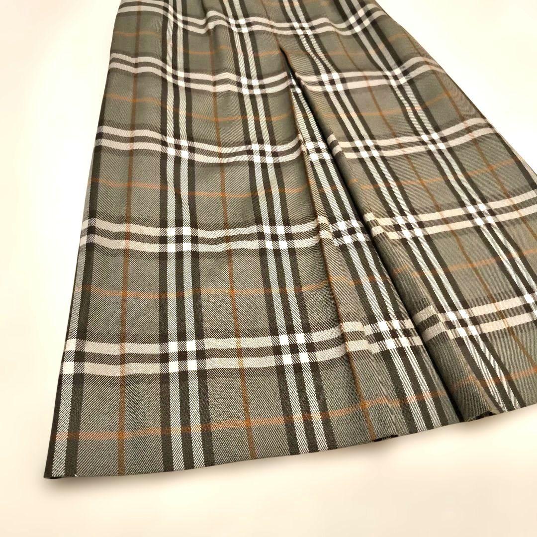 美品　BURBERRYS ノバチェック　プリーツロングスカート L