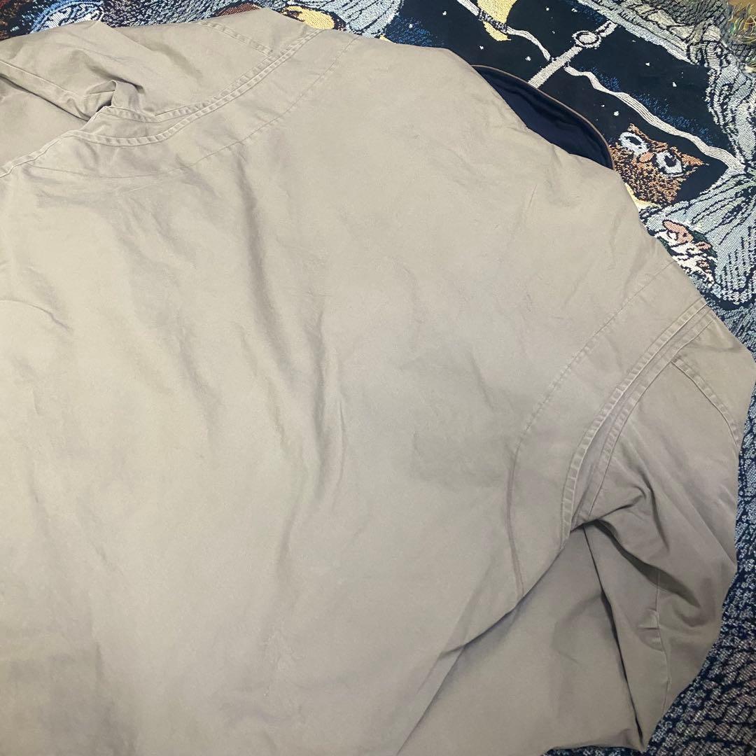 L.L.Bean エルエルビーン ハンティングジャケット襟レザー 中綿ジャケット