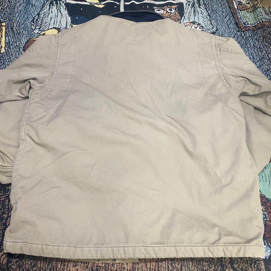 L.L.Bean エルエルビーン ハンティングジャケット襟レザー 中綿ジャケット