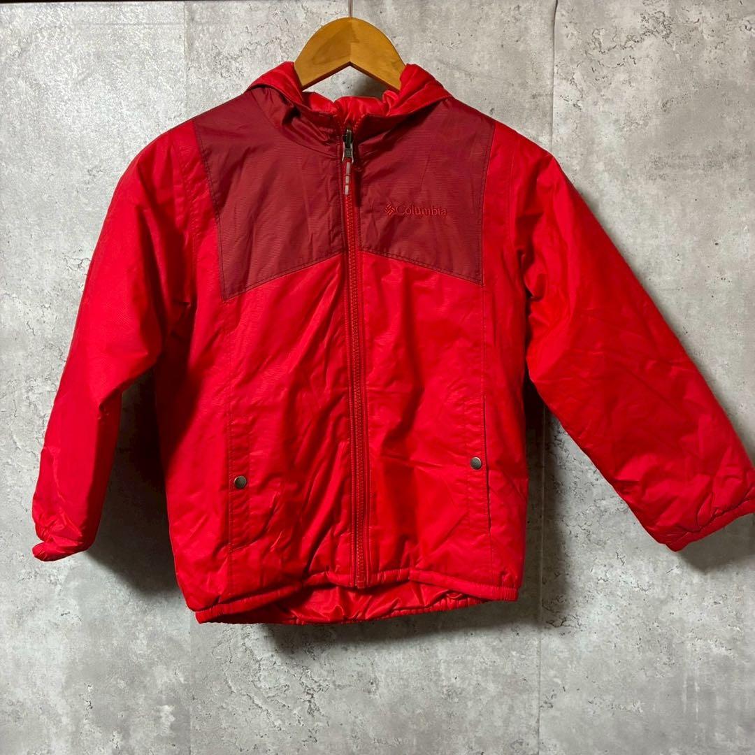 Columbia リバーシブル　スキーウェア　キッズ　120 130 XS 赤