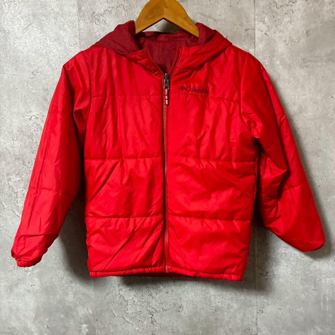 Columbia リバーシブル　スキーウェア　キッズ　120 130 XS 赤