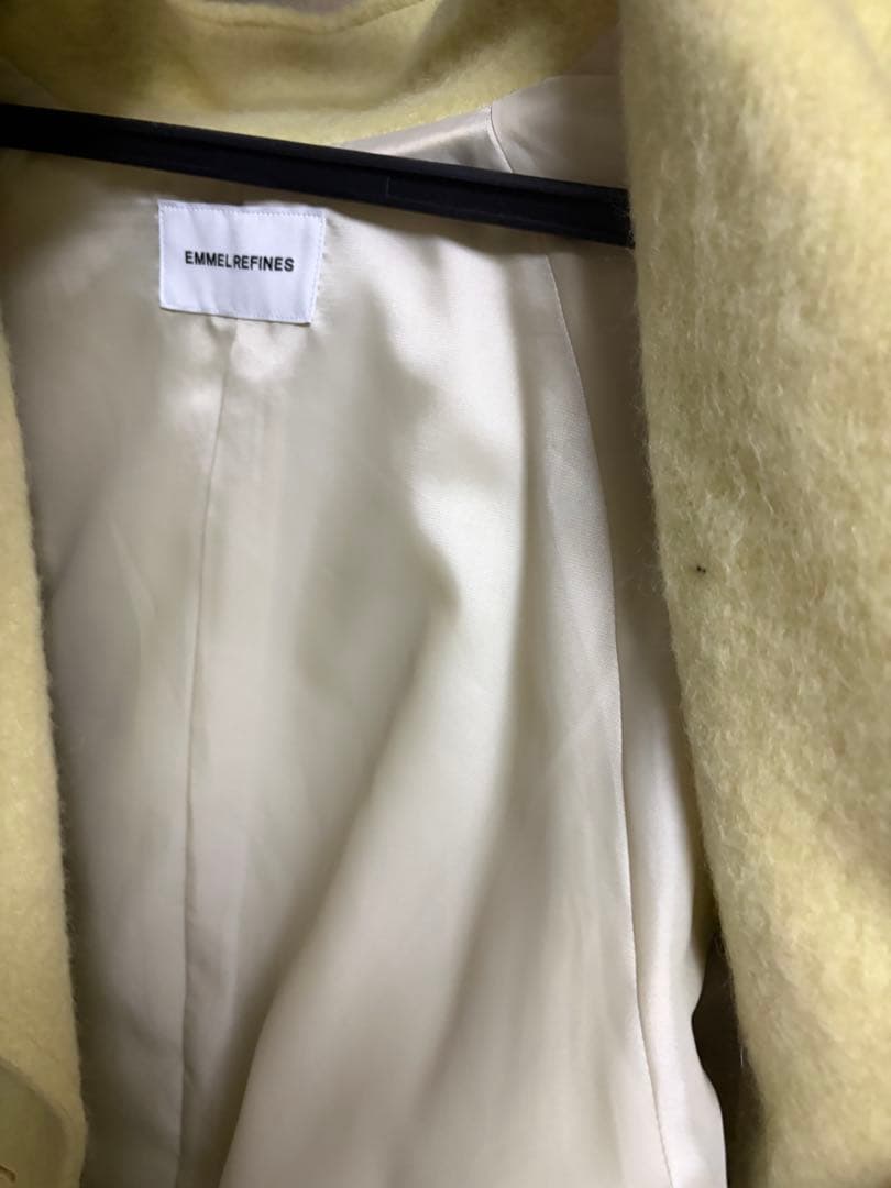 ＜EMMEL REFINES＞EM スタンド シャギー ショートコート　値下❌