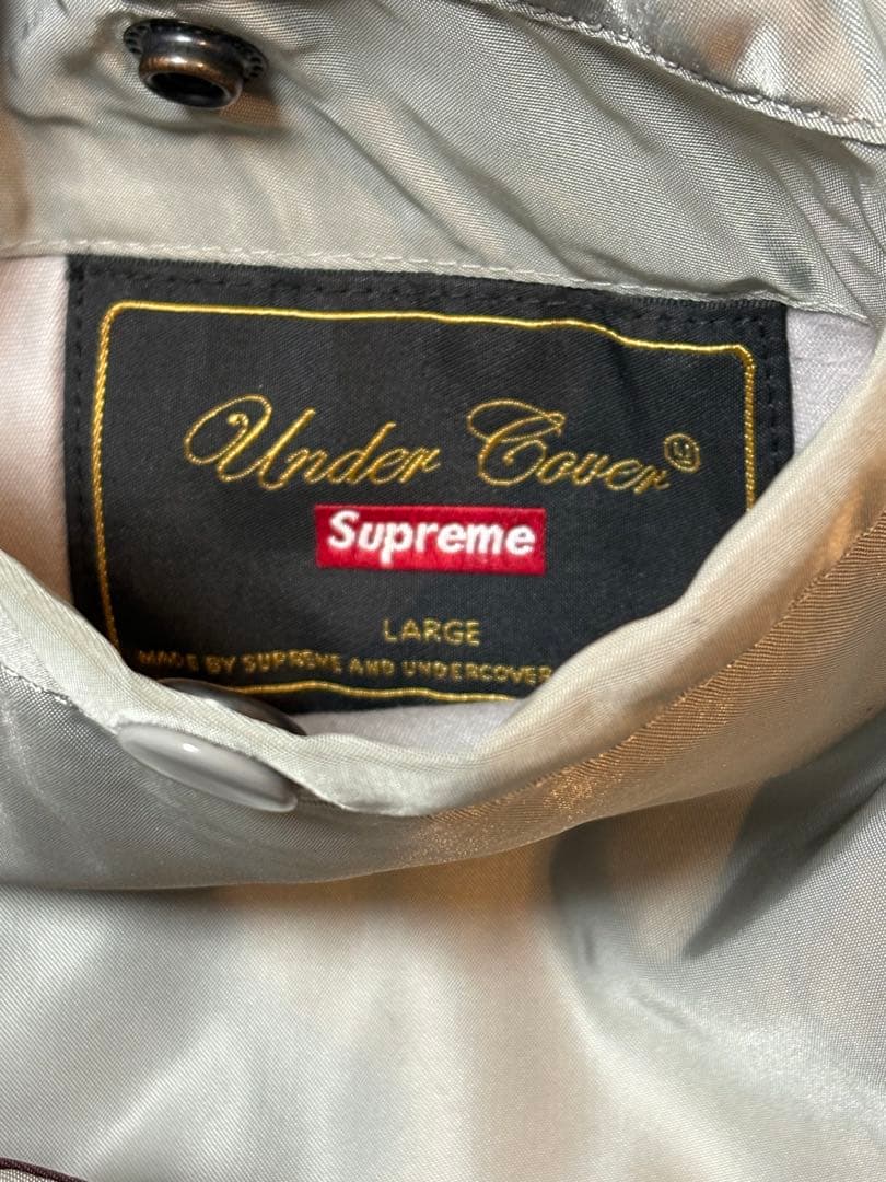 supreme UNDERCOVER MA-1 Lサイズ グレー　限定品