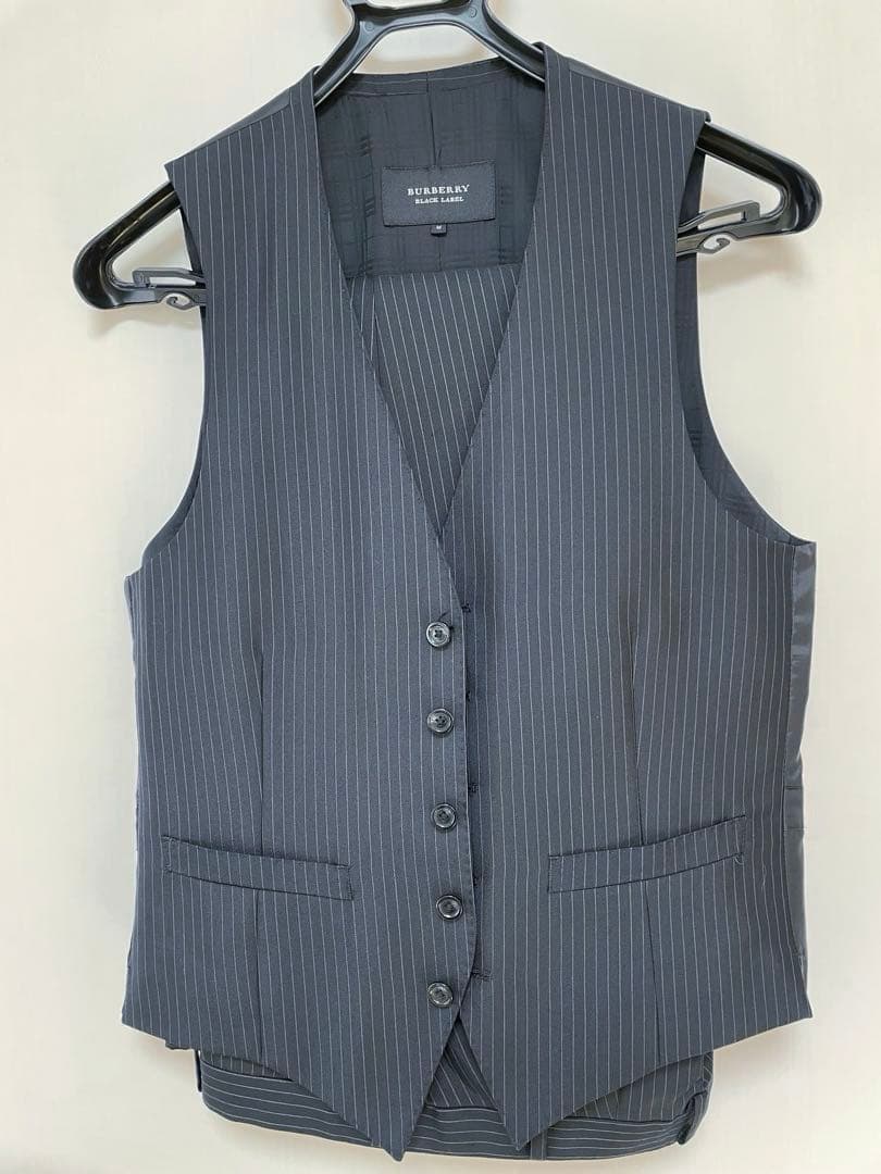 BURBERRY BLACK LABEL スリーピーススーツ M スーツカバー付